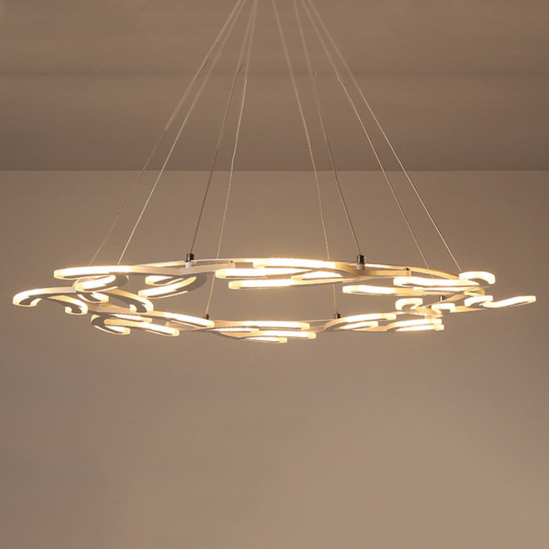 29.5/37.5/45 Acrylic Branch Led Chandelier Pendant Ceiling Light