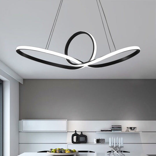 Sleek Acrylic Pendant Ceiling Light with LED, Ideal for Dining Room, Creating a Simplicity-inspired Atmosphere