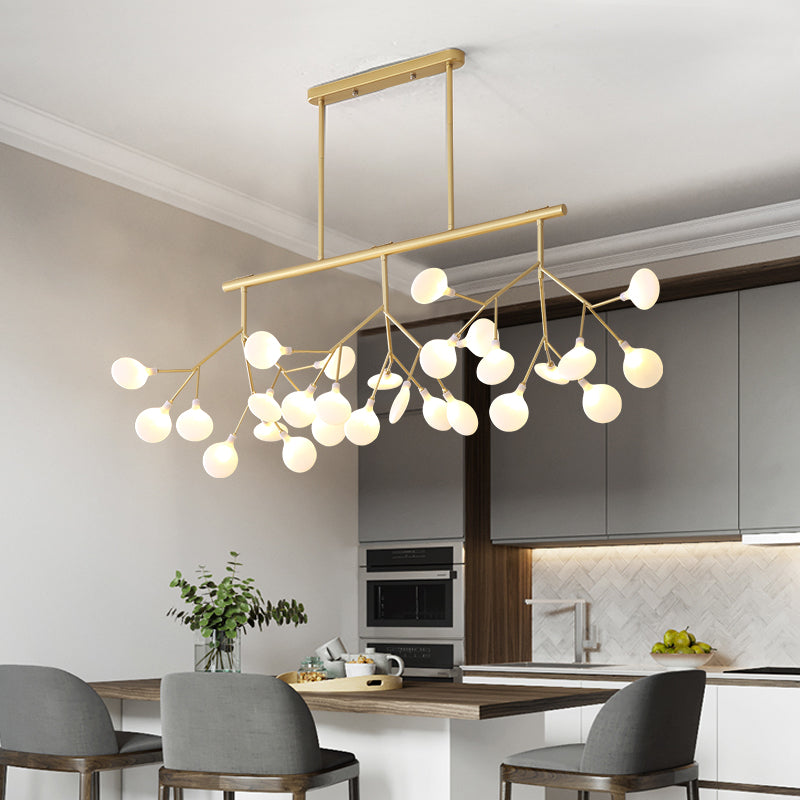 Firefly Island Pendant: Postmodern Metal Ceiling Lamp - 36 Head Suspension For Restaurant