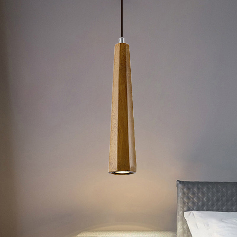 Alshain - Nordic Nordic 1 Light Pendant Lighting with Concrete Shade Black/Grey/Brown Tapered Hanging Ceiling Light