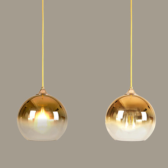 Nordic Spherical Dining Room Hanging Light Pendant Lighting