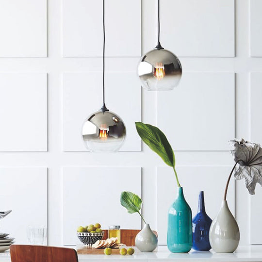 Nordic Spherical Dining Room Hanging Light Pendant Lighting