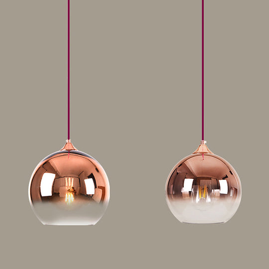 Nordic Spherical Dining Room Hanging Light