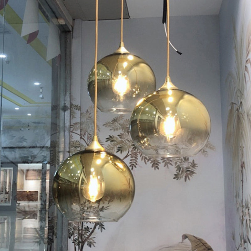 Nordic Spherical Dining Room Hanging Light Pendant Lighting