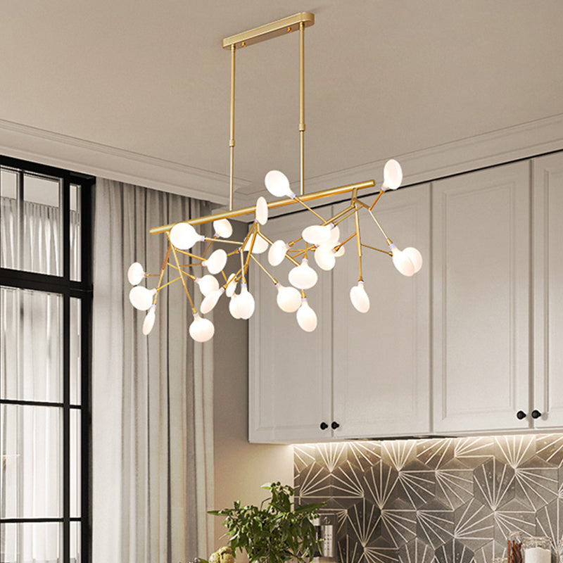 Minimalistic Acrylic Twig Ceiling Pendant Light - Island Lighting Ideas For Dining Room