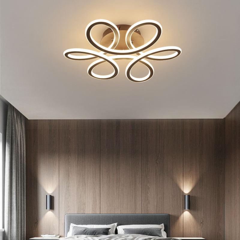 Simplicity Floral LED Ceiling Flush Light Fixture for your Bedroom