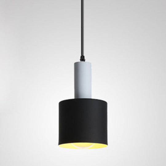 Nordic Style Single Suspension Metal Shaded Pendulum Light - Perfect For Dining Room Lighting