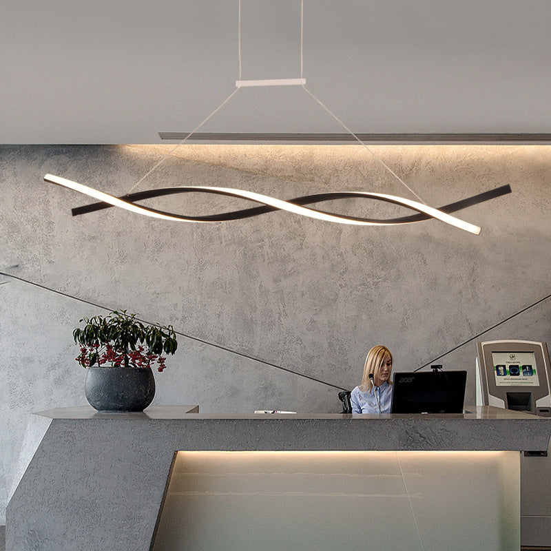 Modern Art Deco Led Pendant Light For Reception Area