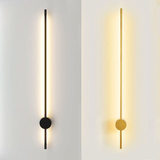 Minimalist Led Stair Sconce: Slim Aluminum Wall Light Fixture