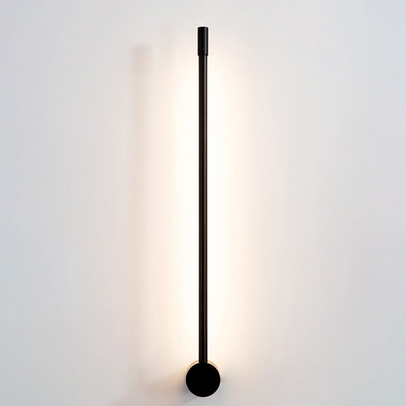 Minimalist Led Stair Sconce: Slim Aluminum Wall Light Fixture Black / Third Gear 31.5