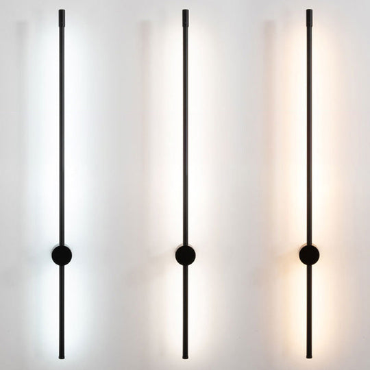 Minimalist Led Stair Sconce: Slim Aluminum Wall Light Fixture