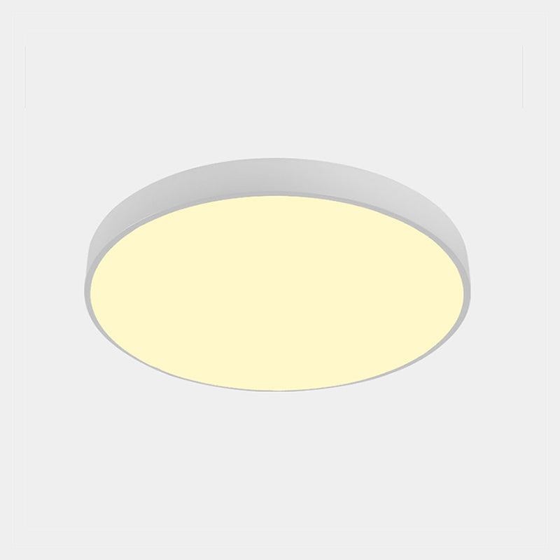 Illuminate Your Pathway: Round Nordic LED Flush Mount Ceiling Light with Acrylic Diffuser