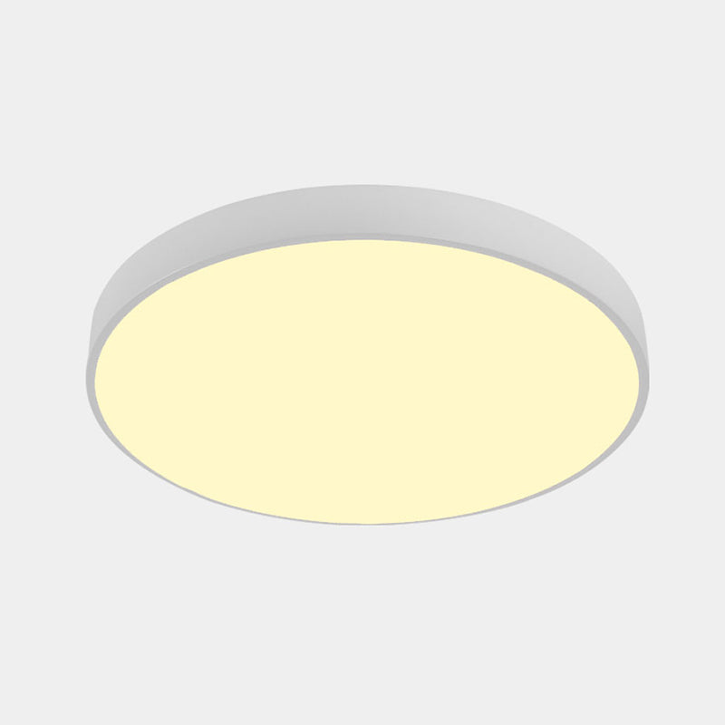 Illuminate Your Pathway: Round Nordic LED Flush Mount Ceiling Light with Acrylic Diffuser