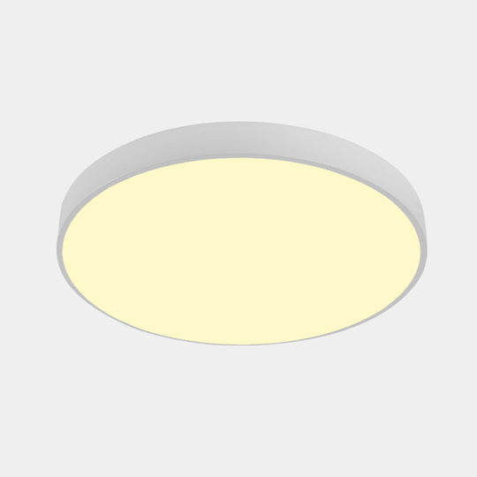 Illuminate Your Pathway: Round Nordic Led Flush Mount Ceiling Light With Acrylic Diffuser