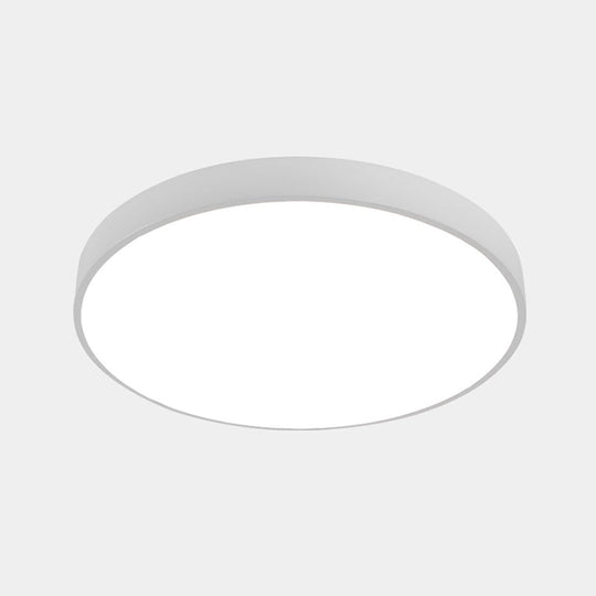 Illuminate Your Pathway: Round Nordic Led Flush Mount Ceiling Light With Acrylic Diffuser