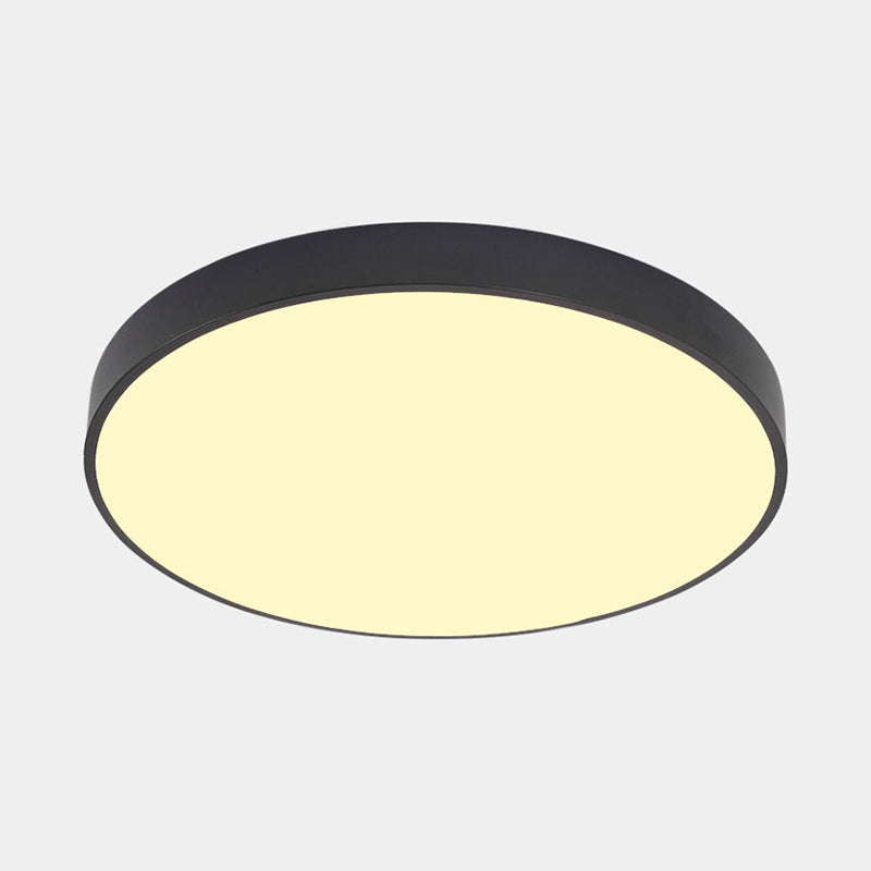 Illuminate Your Pathway: Round Nordic Led Flush Mount Ceiling Light With Acrylic Diffuser