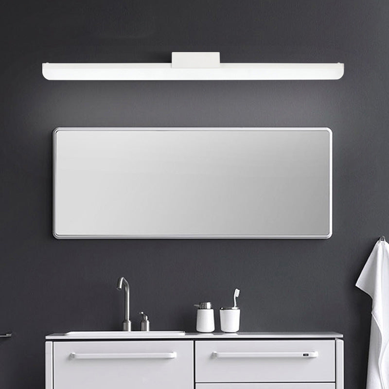 Linear Led Bathroom Vanity Sconce With Acrylic Diffuser - Simple Metal Design White / 16