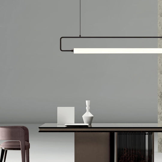 Modern Metal Led Ceiling Pendant Light For Dining Table And Island