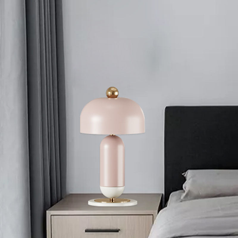 Mushroom Table Lamp - Macaron Style Metal 2 Lights Perfect Night Light For Girls Bedroom