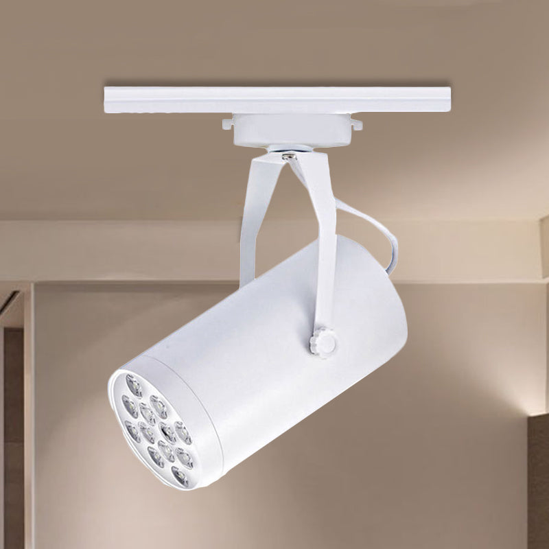 Stylish Adjustable Metal Led Restaurant Ceiling Light - Cylindrical Shade Semi-Flush Mount