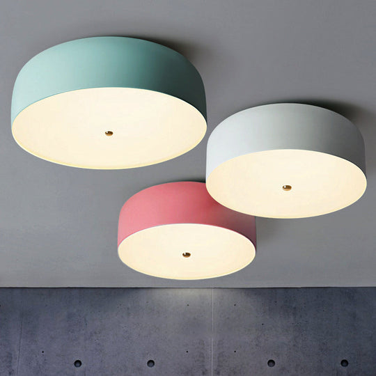 Kids Nordic Led Dome Ceiling Light - Flush Mount