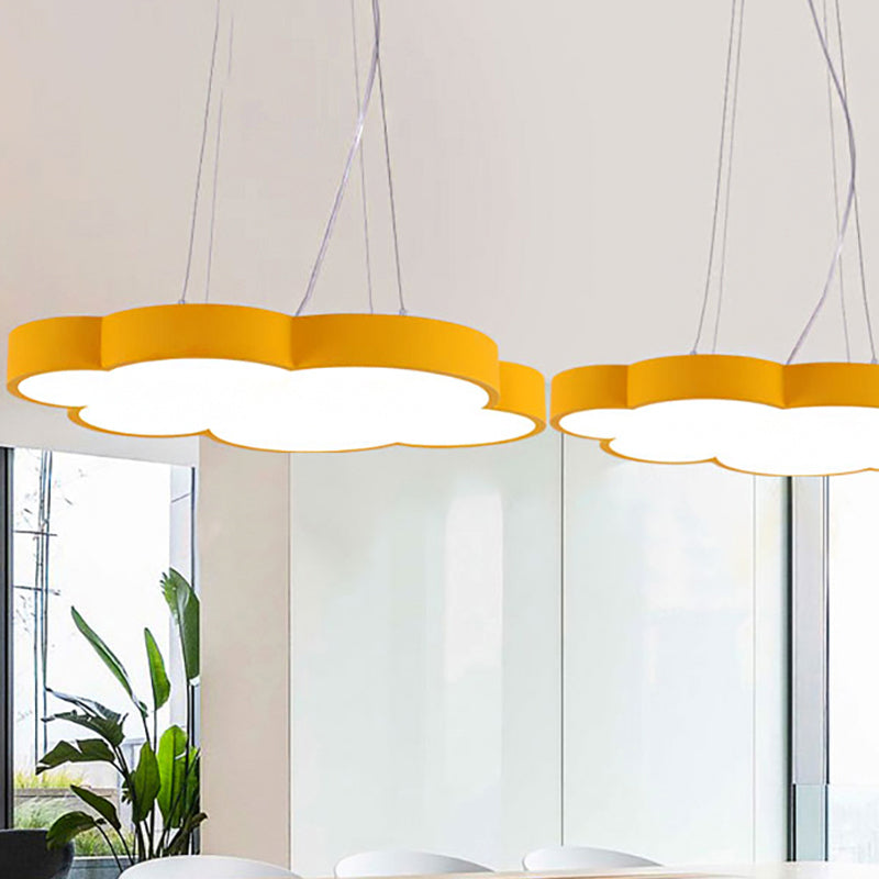 Nordic Style Acrylic Pendant Light For Dining Room - Floating Cloud Hanging