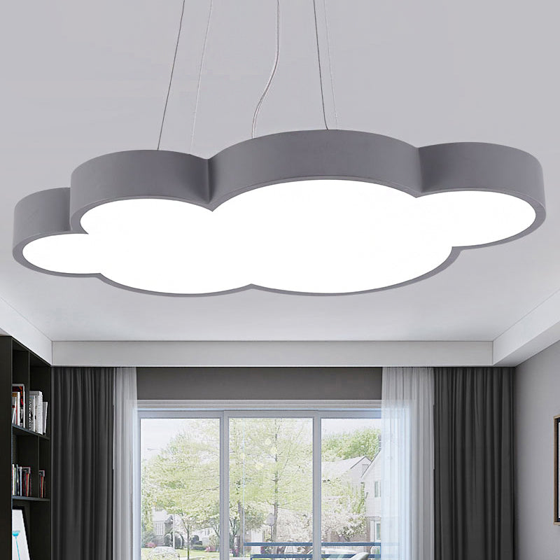 Nordic Style Acrylic Pendant Light For Dining Room - Floating Cloud Hanging