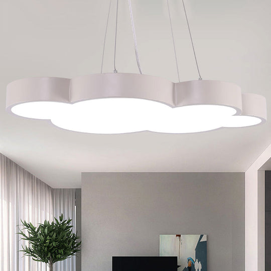 Nordic Style Acrylic Pendant Light For Dining Room - Floating Cloud Hanging