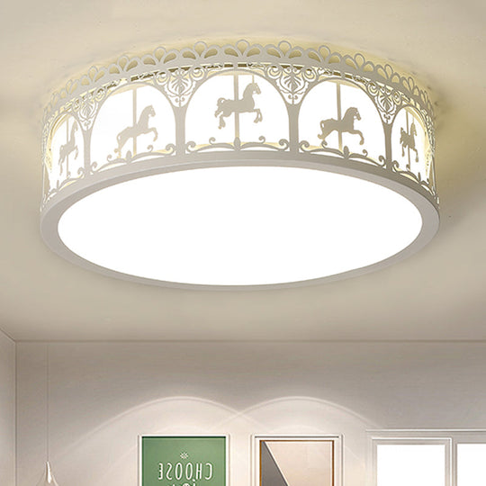 Modern Acrylic Flush Mount Ceiling Light: Perfect for Kid's Bedroom