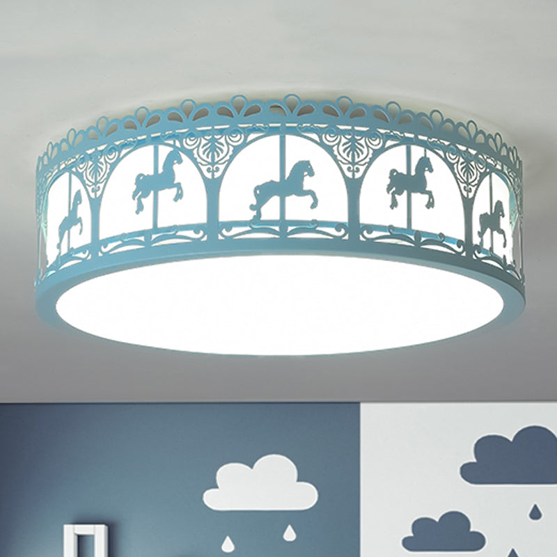 Modern Acrylic Flush Mount Ceiling Light: Perfect for Kid's Bedroom