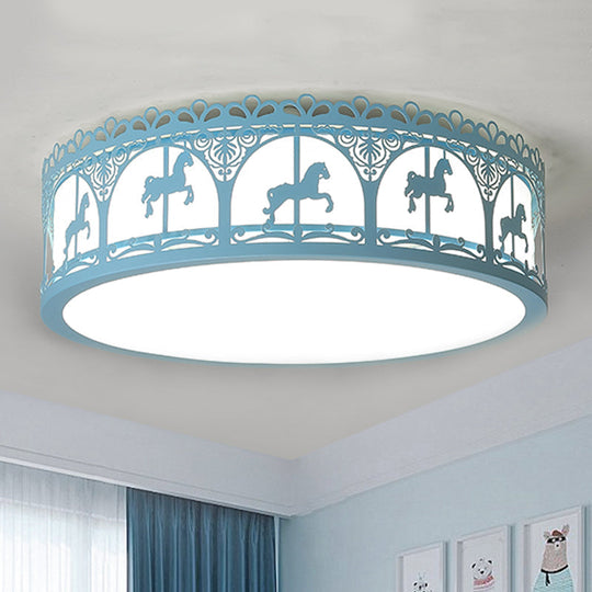 Modern Acrylic Flush Mount Ceiling Light: Perfect for Kid's Bedroom