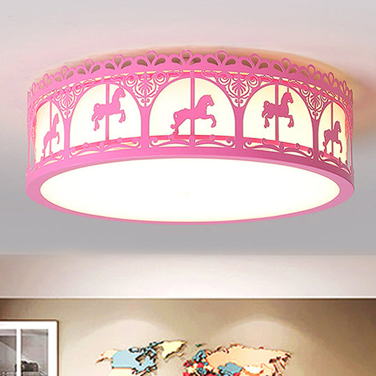 Modern Acrylic Flush Mount Ceiling Light: Perfect for Kid's Bedroom