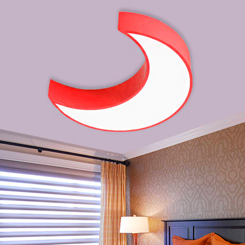 Acrylic Lovely Ceiling Fixture Light for Crescent Child Bedroom