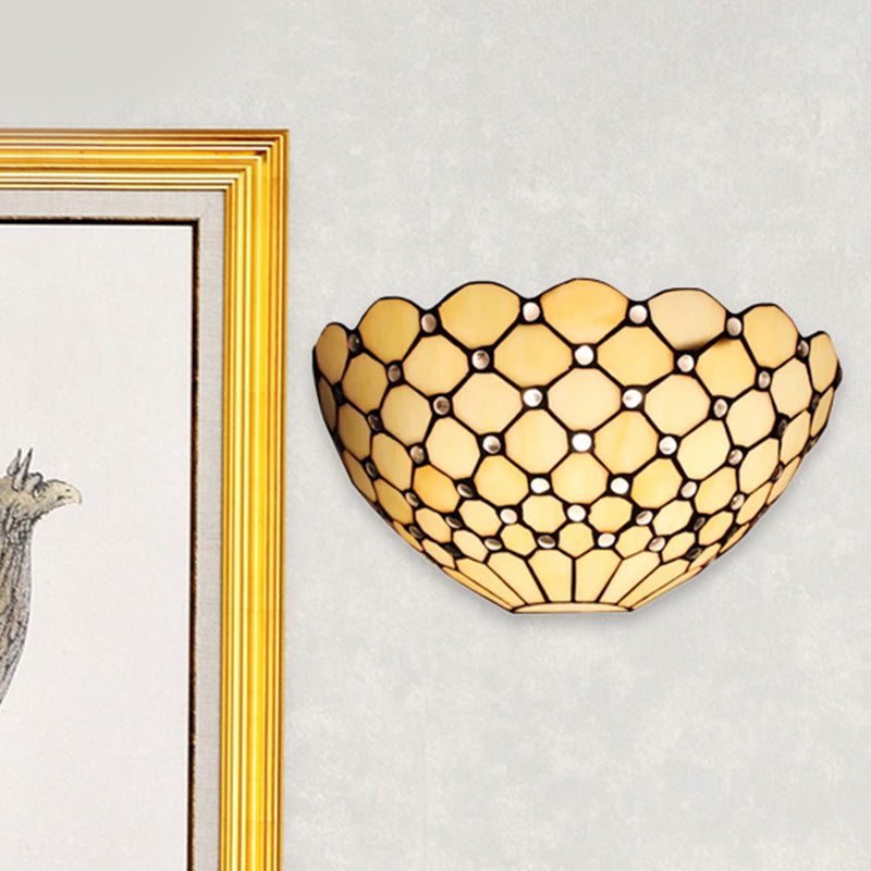 Stained Glass Tiffany Wall Sconce Light: Perfect For Living Room Décor