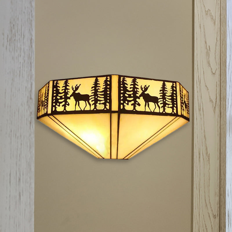 Stained Glass Tiffany Wall Sconce Light: Perfect For Living Room Décor