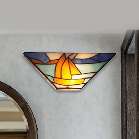 Stained Glass Tiffany Wall Sconce Light: Perfect For Living Room Décor