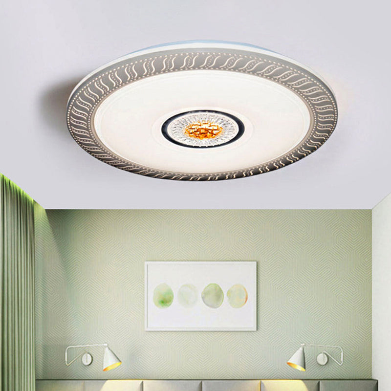 Acrylic LED Flush Ceiling Mount Light for Living Room & Kids Bedroom