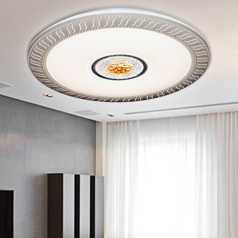 Acrylic LED Flush Ceiling Mount Light for Living Room & Kids Bedroom