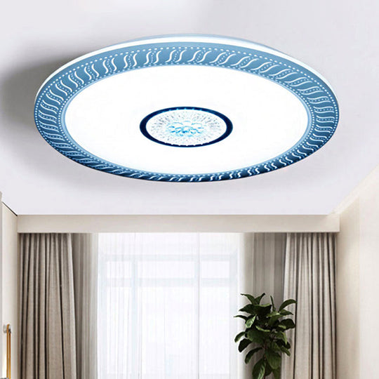 Acrylic LED Flush Ceiling Mount Light for Living Room & Kids Bedroom