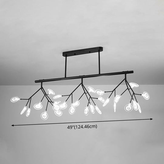 Modern Acrylic Firefly Island Pendant Ceiling Lights For Dining Room 27