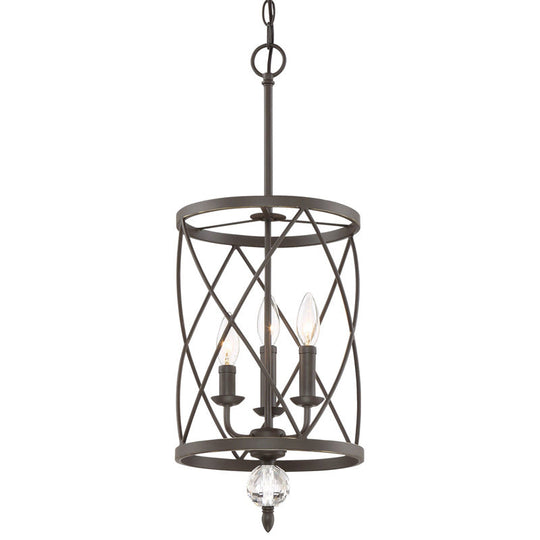 Farmhouse Trellis Cage Ceiling Chandelier with Hanging Chain - Classic Metal Hanging Light