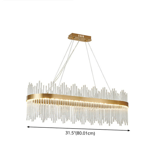 Adjustable Modern Crystal Drum Chandelier Pendant Light For Living Room Ceiling