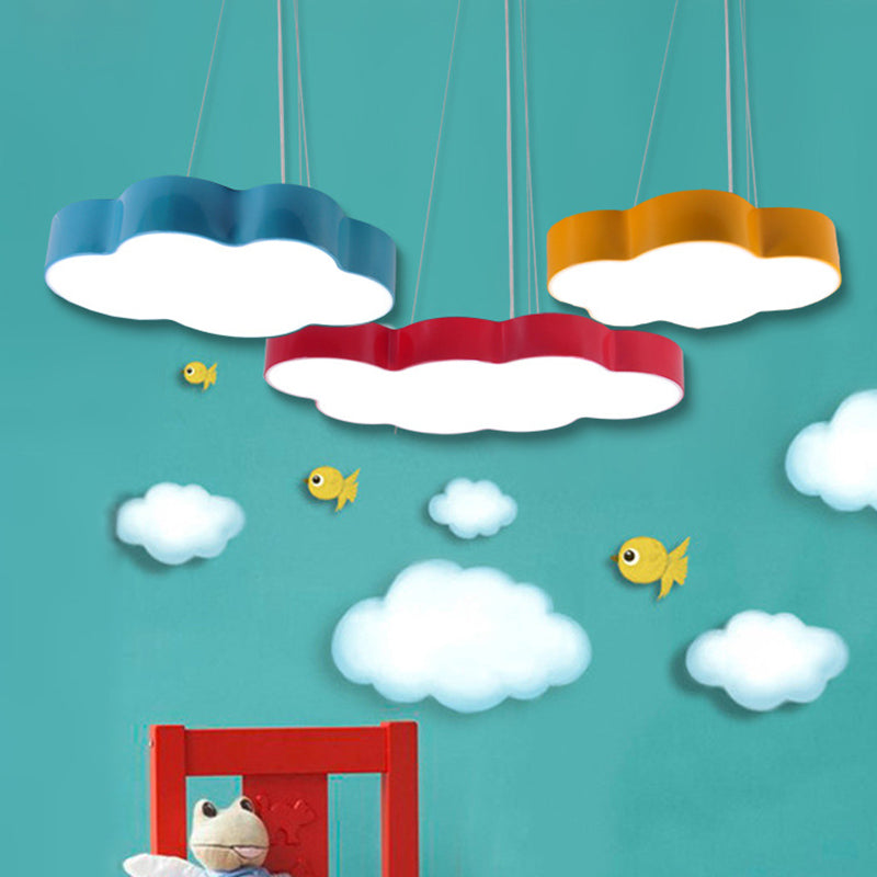 Monique - Cloud Pendant Ceiling Light - Modern Metal LED Kindergarten Lighting