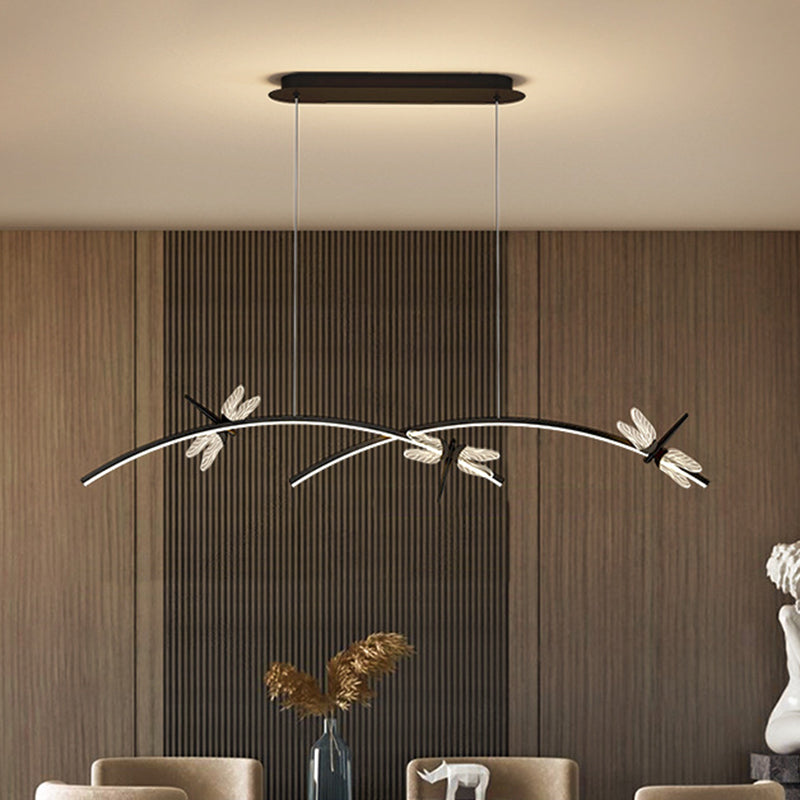 Dragonfly Minimalist Led Pendant Light For Restaurant Ceilings