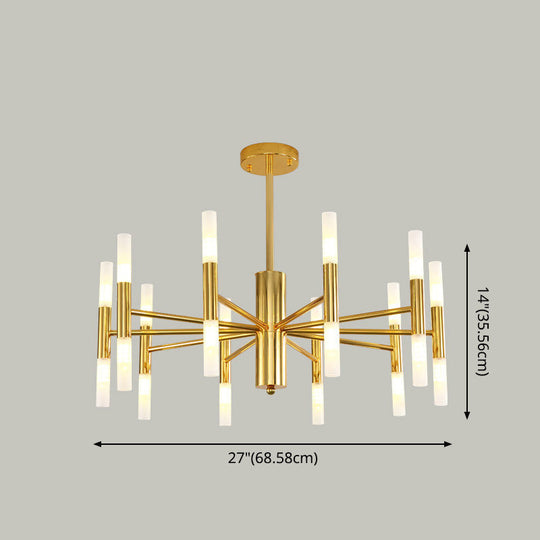 Modern 20-Light Acrylic Ceiling Lamp For Dining Room Or Kitchen Island