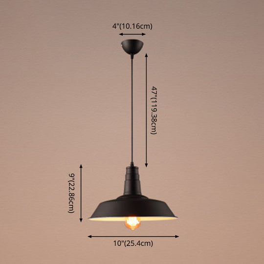 Industrial Metal Pendant Light For Coffee Shop