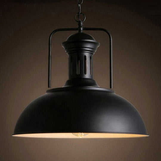 Vintage Style Black Swivel Joint Pendant Light Fixture For Dinning Room / 13