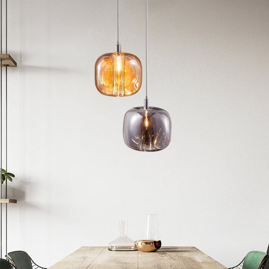 Postmodern Hand Blown Ceiling Hanging Pendant Light