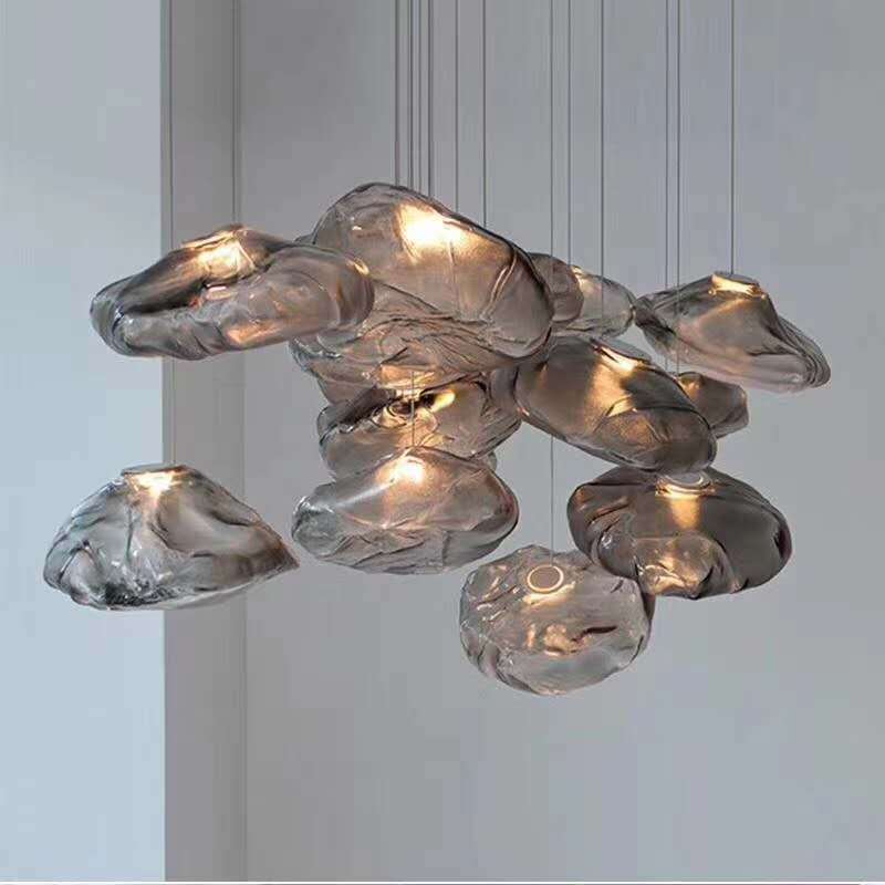 Cloud Suspension Pendant Light With Adjustable Cord - Modern And Stylish