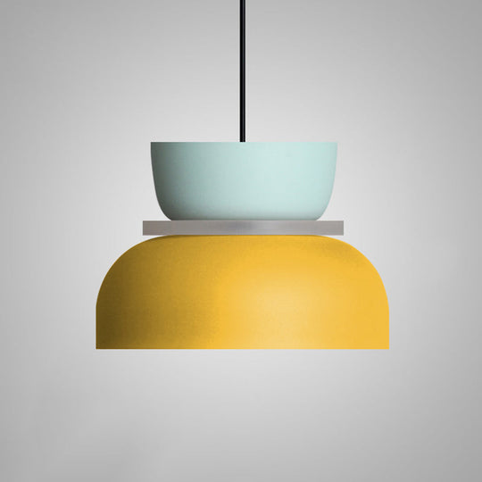 Modern Contemporary Pendant Lighting Colorful Macaron LED Hanging Light Fixture